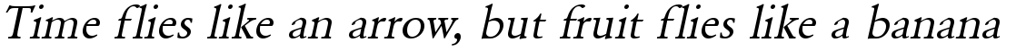 URW Garamond regular oblique
