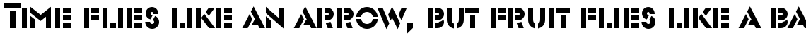 Glaser Stencil Small Caps standard (D)