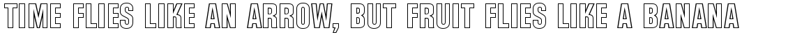 Gothic Outline Title standard (D)