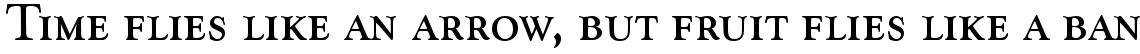 Goudy Catalogue Small Caps regular