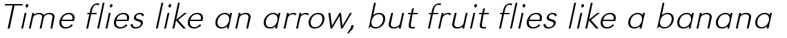 URW Grotesk extra light wide oblique