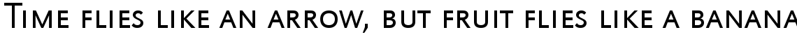 URW Grotesk Small Caps 2012 light