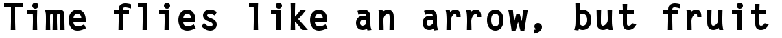 Letter Gothic L bold