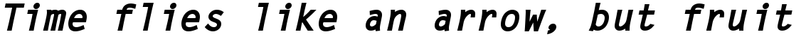 Letter Gothic L bold italic