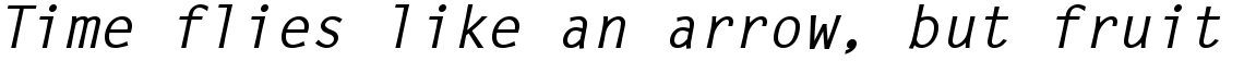 Letter Gothic L medium italic