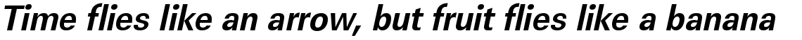URW Linear bold extra narrow oblique