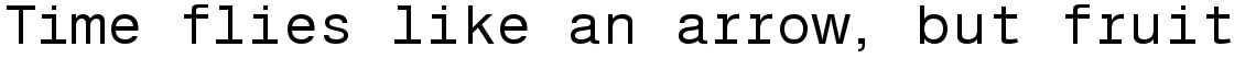 Nimbus Sans Mono regular