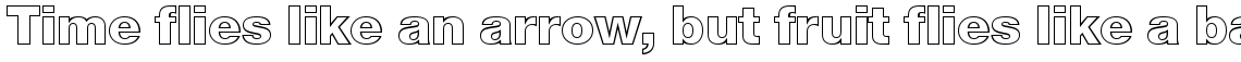 Nimbus Sans Novus Outline black