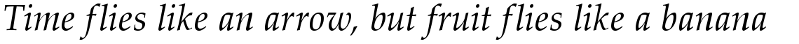 URW Palladio regular italic