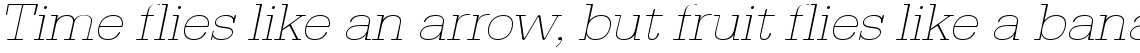 URW Typewriter extra light wide oblique