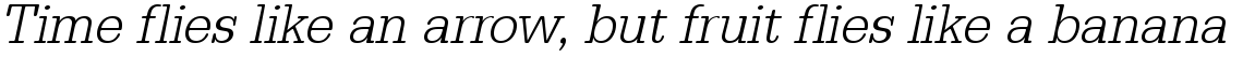 URW Typewriter light extra narrow oblique