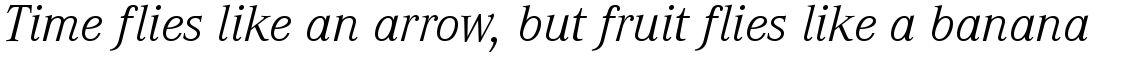 Corporate A Light Italic