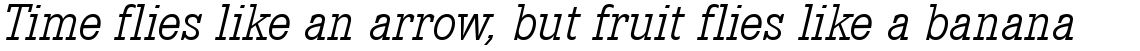 Corporate E Light Italic