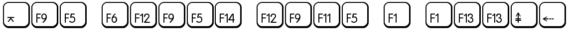 Keys MAC E Alt