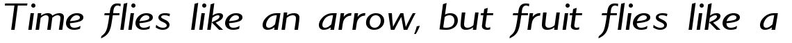 Standup D Italic