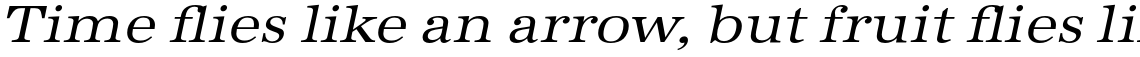 URW Antiqua Regular Extra Wide Oblique