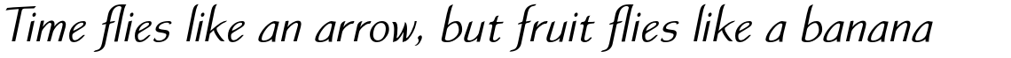 Atlantic Sans Regular Italic