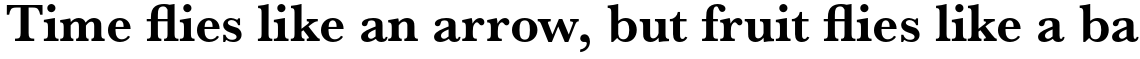 URW Baskerville Bold