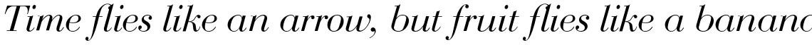 Bauer Bodoni Regular Italic