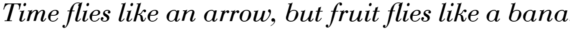 Bauer Bodoni Regular Italic