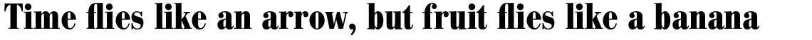Bodoni Antiqua Bold Condensed