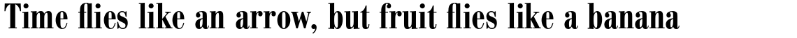 Bodoni Antiqua Demi Bold Condensed
