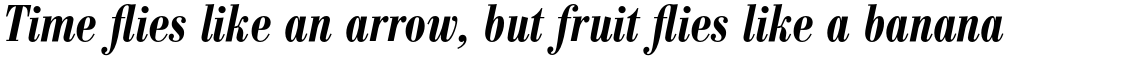 Bodoni Antiqua Demi Bold Condensed Italic