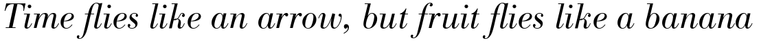 Bodoni Antiqua Light Italic