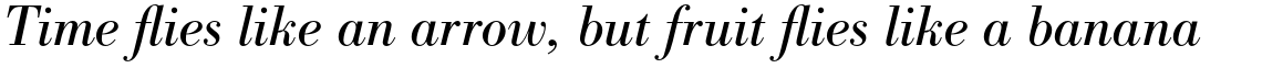 Bodoni Antiqua Regular Italic
