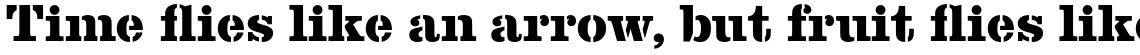 Clarendon No1 URW Stencil Extra Bold