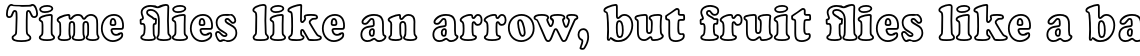 Cooper Black Outline Condensed