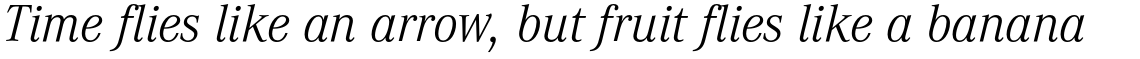 Corporate A Light Italic