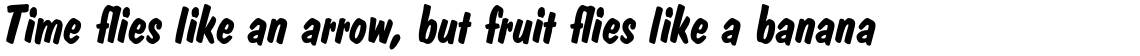 Dom Casual Bold Italic
