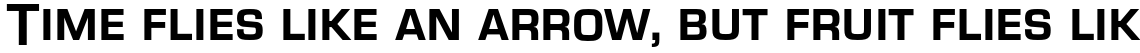 Eurostile Discaps Bold
