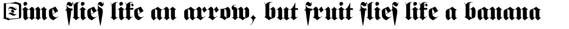 Fette Fraktur Initials