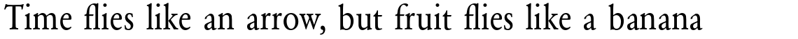 URW Garamond Regular Extra Narrow