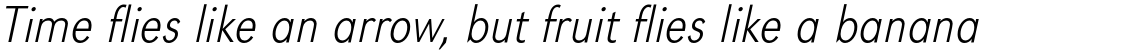 URW Grotesk Extra Light Extra Narrow Oblique