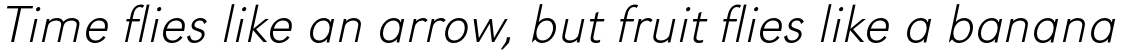 URW Grotesk Extra Light Wide Oblique