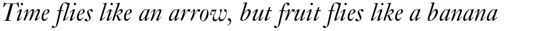 Janson URW Light Italic