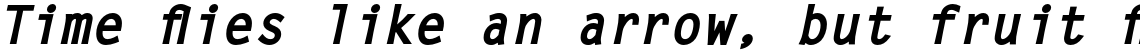 Letter Gothic Bold Italic