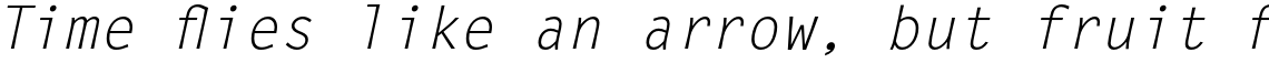 Letter Gothic Regular Italic