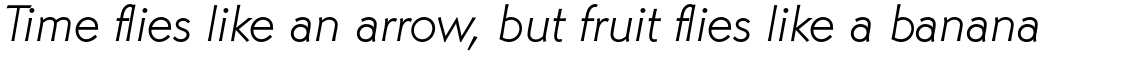 Martin Gothic URW Light Italic