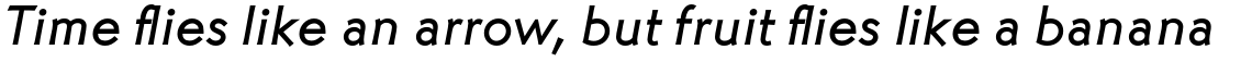 Martin Gothic URW Medium Italic
