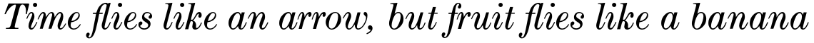 Modern Extended Book Italic
