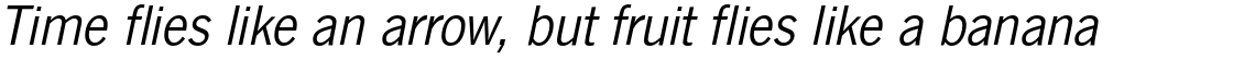 News Gothic Regular Italic
