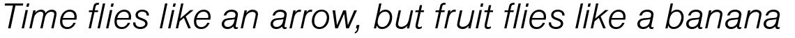 Nimbus Sans Light Italic