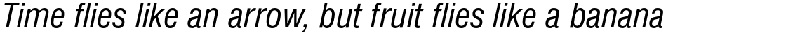 Nimbus Sans Regular Condensed Italic