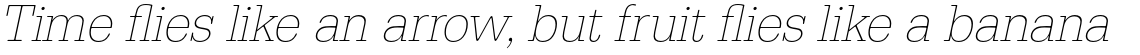 URW Typewriter Extra Light Narrow Oblique