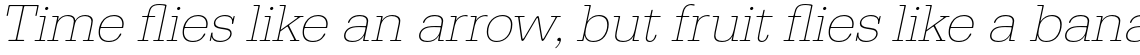 URW Typewriter Extra Light Wide Oblique