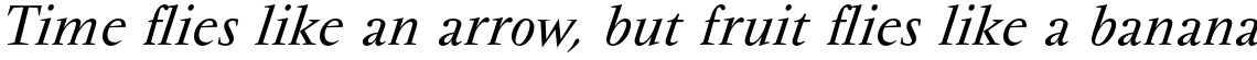 Vendome Regular Italic